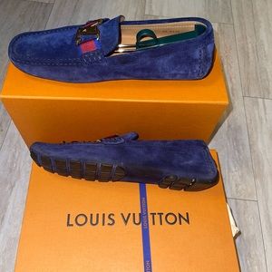 LV Driver Suede Loafers
